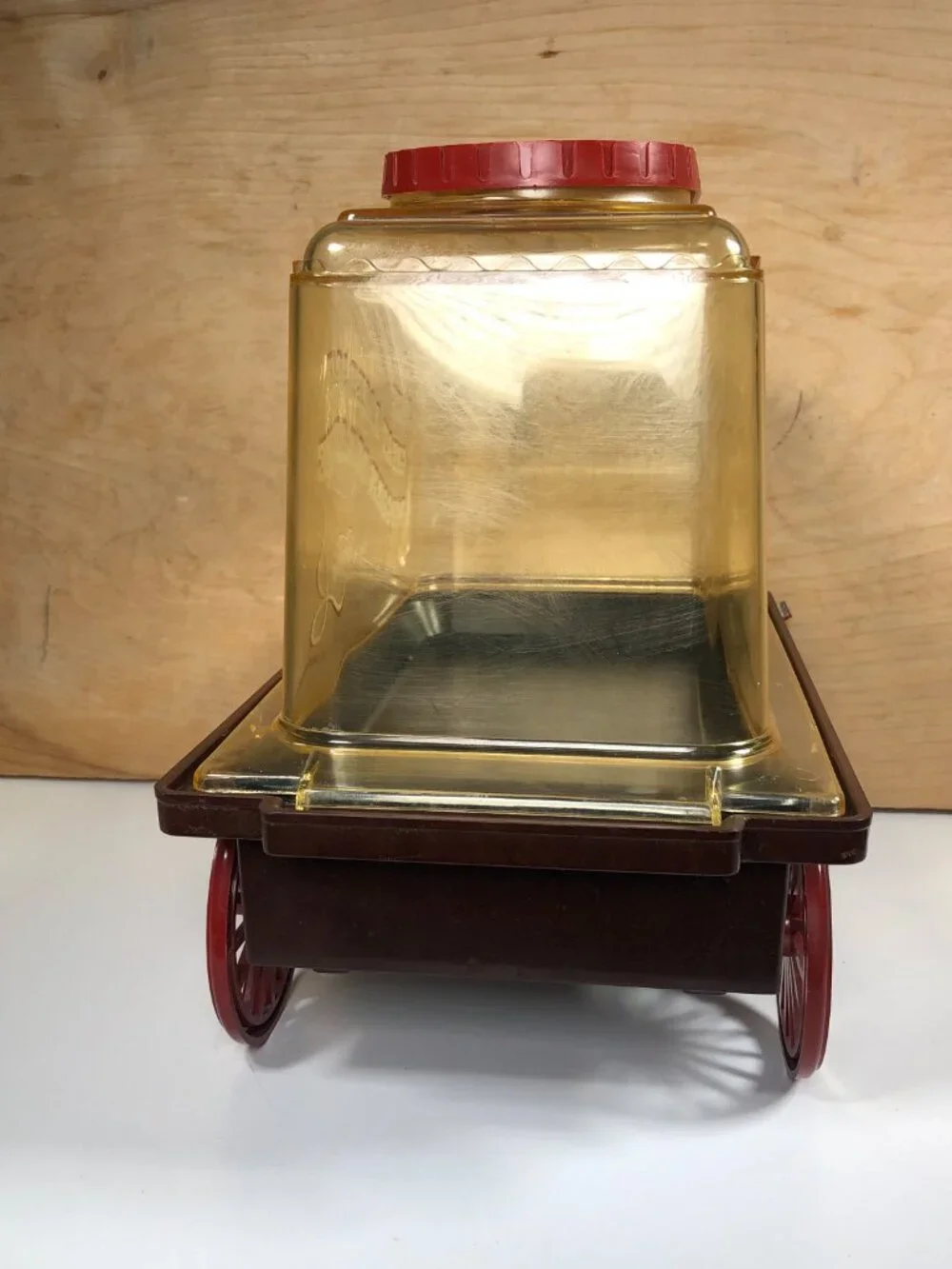 Vintage 1976 Sunbeam Great American Popcorn Machine Wagon Corn Popper #18-90 MCM